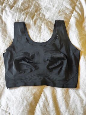 TRUE & CO True Body Lift Scoop Neck Bra Full Cup – Black (S)